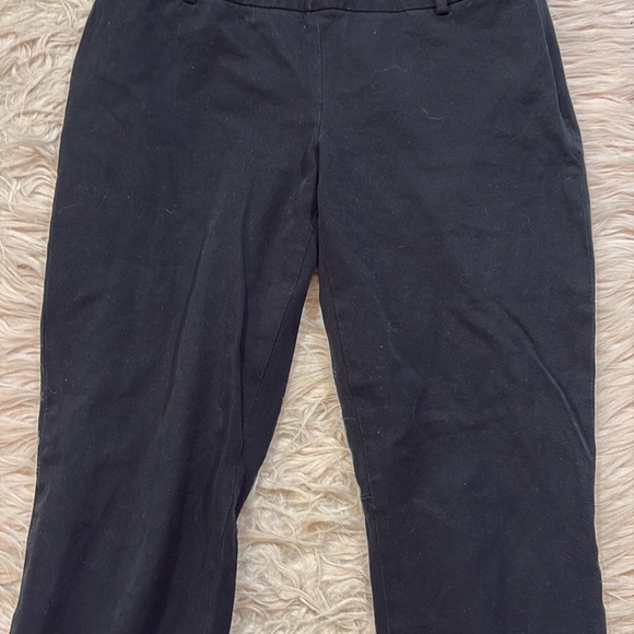 J. Crew Minnie Black Twill Stretch Crop Pants sz 4 - Picture 5 of 11